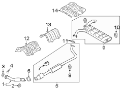 Exhaust Intermediate Pipe (Front)