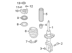 Suspension Strut (Right, Front)