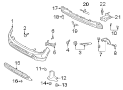 Image of Bumper Cover Spacer Panel (Rear, Lower) image for your Hyundai Kona  
