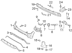 Image of Bumper Cover Spacer Panel (Rear, Lower) image for your Hyundai Kona  