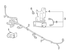 Parking Aid System Wiring Harness (Rear)