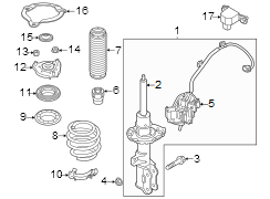 Suspension Strut Mount (Upper)