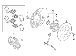 Disc Brake Kit (Right, Rear)