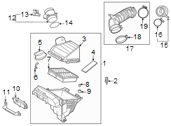 Engine Air Intake Hose