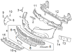 Bumper Cover Bracket (Upper)