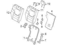 Seat Back Frame (Rear)