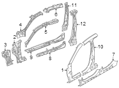 Body A-Pillar Reinforcement (Front)