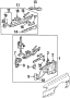 ABS pump ASSEMBLY. MOTOR AND PUMP. Regulator. 