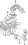 . Air mass sensor. EXHAUST.