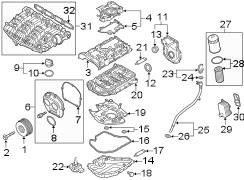 ENGINE / TRANSAXLE. ENGINE PARTS.