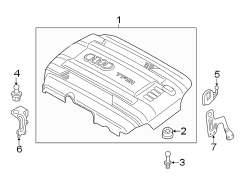 ENGINE / TRANSAXLE. ENGINE APPEARANCE COVER.