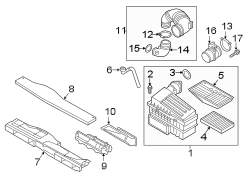 ENGINE / TRANSAXLE. AIR INTAKE.