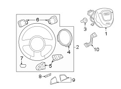 STEERING WHEEL & TRIM.