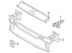 Cover. (Front, Upper, Lower). Bumper Cover Spacer.