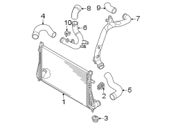 Intercooler Pipe (Front, Rear, Upper)