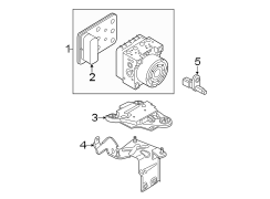 ABS Modulator Bracket (Upper)