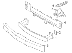 Bumper Guide (Upper). A guide, typically in.