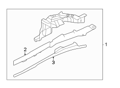 Fender Rail Reinforcement Bracket (Upper)