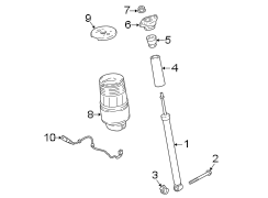 Rear suspension. Shocks & components. (1/1)