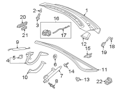 Deck Lid Striker Screw