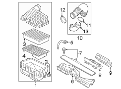 ENGINE / TRANSAXLE. AIR INTAKE.