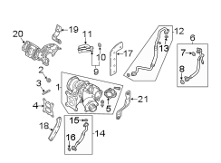 ENGINE / TRANSAXLE. TURBOCHARGER & COMPONENTS. (1/1)