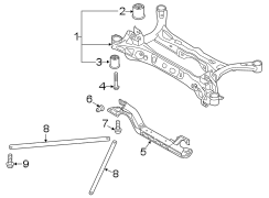 REAR SUSPENSION. SUSPENSION MOUNTING.