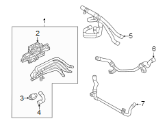 Engine Coolant Pipe (Front)