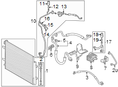 A/C Refrigerant Pressure Sensor O-Ring