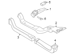 Instrument Panel Air Duct (Rear)