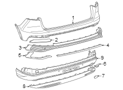 Bumper Trim (Rear, Lower)