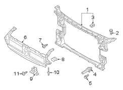 RADIATOR SUPPORT.