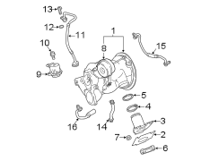 ENGINE / TRANSAXLE. TURBOCHARGER & COMPONENTS.