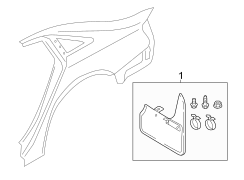 QUARTER PANEL. EXTERIOR TRIM.