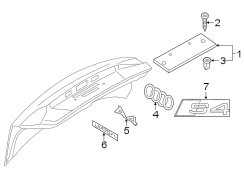 TRUNK LID. EXTERIOR TRIM.