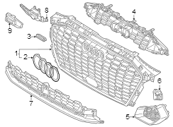 Grille Bracket (Rear, Lower)