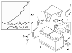 Battery Hold Down Frame