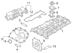 Engine / transaxle. Valve & timing covers.