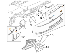 Instrument Panel Trim Panel (Front)