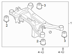 Suspension Crossmember Insulator (Front)