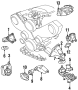 ENGINE / TRANSAXLE. ENGINE & TRANS MOUNTING.