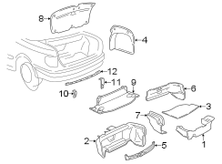 REAR BODY. INTERIOR TRIM.