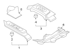 ENGINE / TRANSAXLE. ENGINE APPEARANCE COVER.