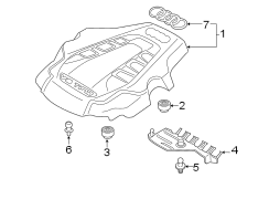 ENGINE / TRANSAXLE. ENGINE APPEARANCE COVER.