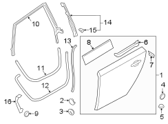 Door Seal Retainer Plate