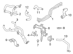 Radiator Coolant Hose (Front, Rear, Upper, Lower)