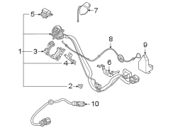 Drive Motor Battery Pack Charging Port Assembly Bracket