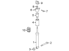 Rear suspension. Shocks & components.