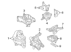 Engine / transaxle. Engine & TRANS mounting.