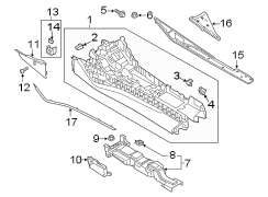 Console Trim Panel (Rear)